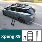 XPeng X9 Extended range/Pure electric Models Expanded Multifunctional Platform Roof Rack Folding Climbing Ladder
