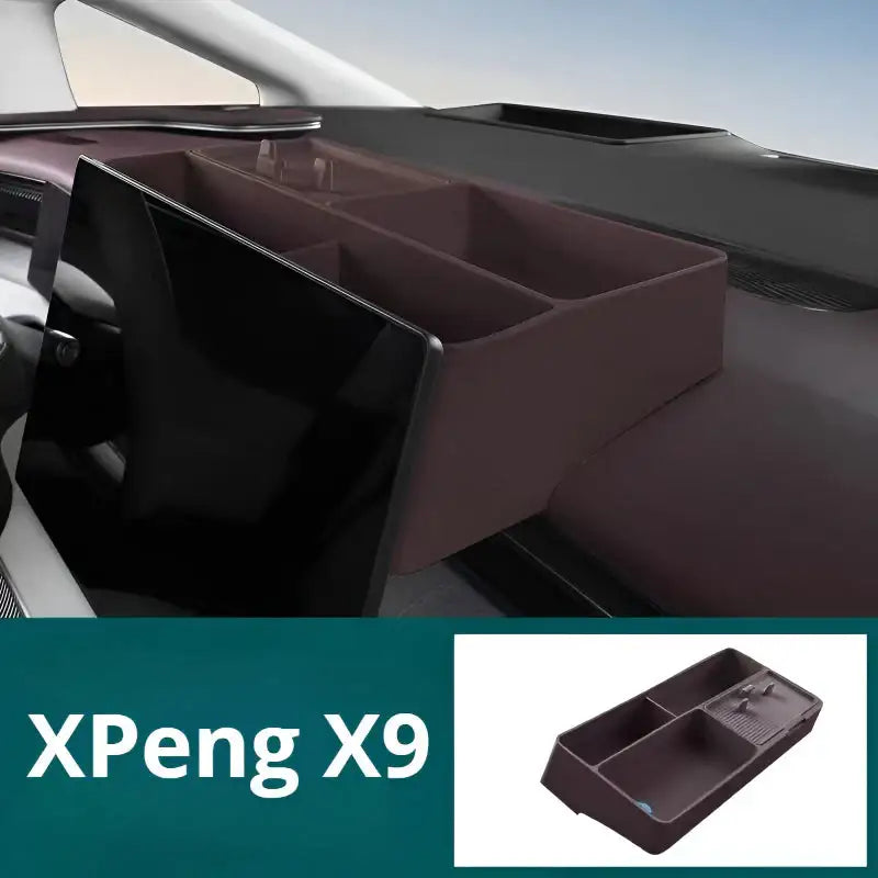 XPeng X9 Extended Range/Pure Electric Edition Screen Back Organizer
