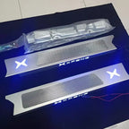 XPeng X9 Aluminum Alloy Center Door Sill with LED Welcome Light
