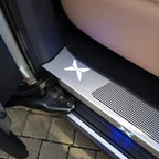 XPeng X9 Aluminum Alloy Center Door Sill with LED Welcome Light