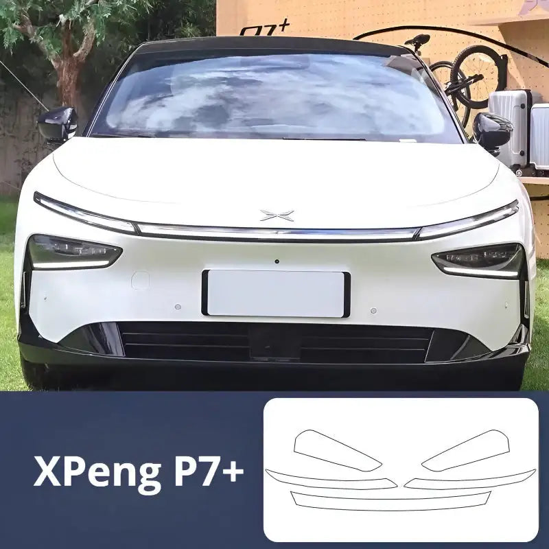 25 XPeng P7+ light control color changing front and rear light protection film
