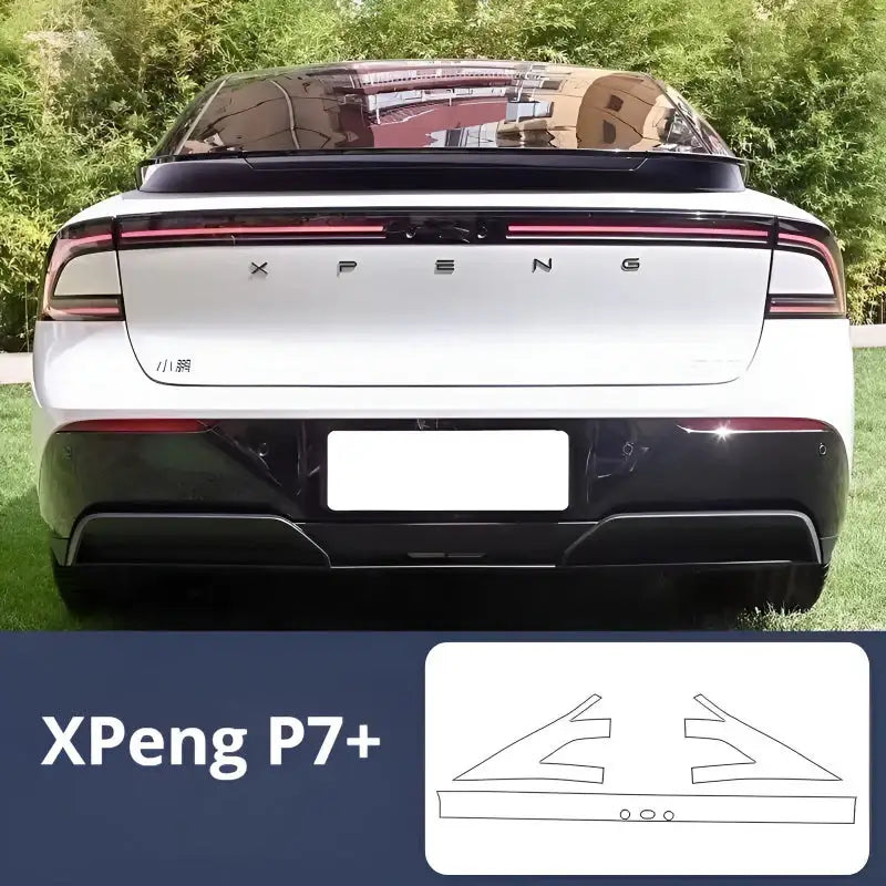 25 XPeng P7+ light control color changing front and rear light protection film