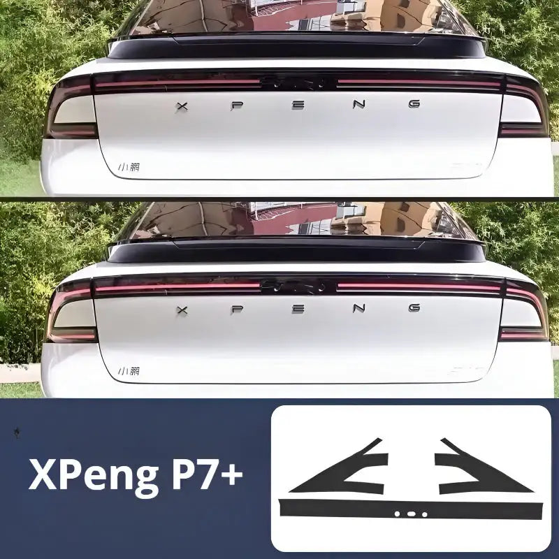 25 XPeng P7+ light control color changing front and rear light protection film