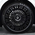 XPeng X9 Hubcap Sticker Blackout Modification