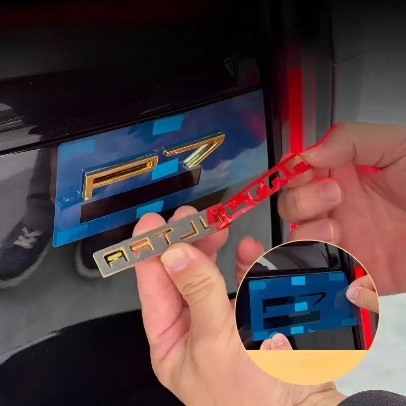 XPeng P7 £¨ 25-26 £© Gold Badge | Custom Limited Edition Logo Emblem