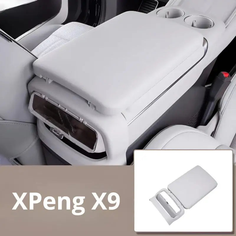 24-26 XPeng X9 Extended Range/Pure Electric Version Armrest Box Heightened Storage Box