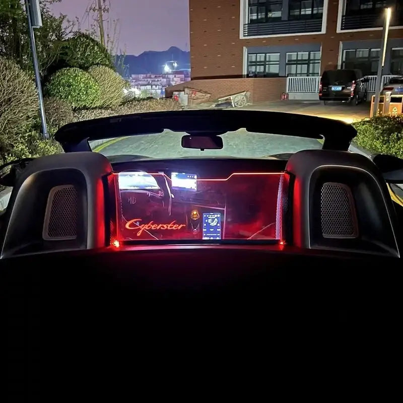 LED Center Rear Windshield And Roll Cage Windshield MG2