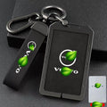 NFC Proximity Card Key Cover for Volvo EX30 -Premium Zinc Alloy & Cowhide Protector