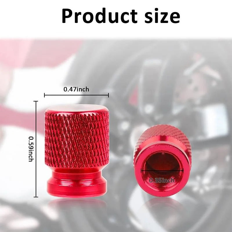 4Pcs Aluminum Alloy Tire Valve Stem Caps Anti-Theft for Leapmotor C16 C11 C10 C01 B10 T03 S01 2024-2025