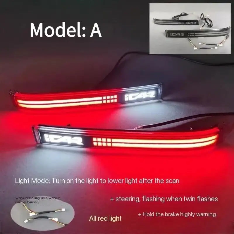 Car Tailgate Rear Bumper Brake Fog Light for Chery iCAR V23