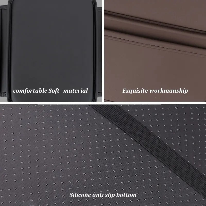 Leapmotor Armrest Box Heightening Pad | Center Console Organizer Mat with Storage PU Leather