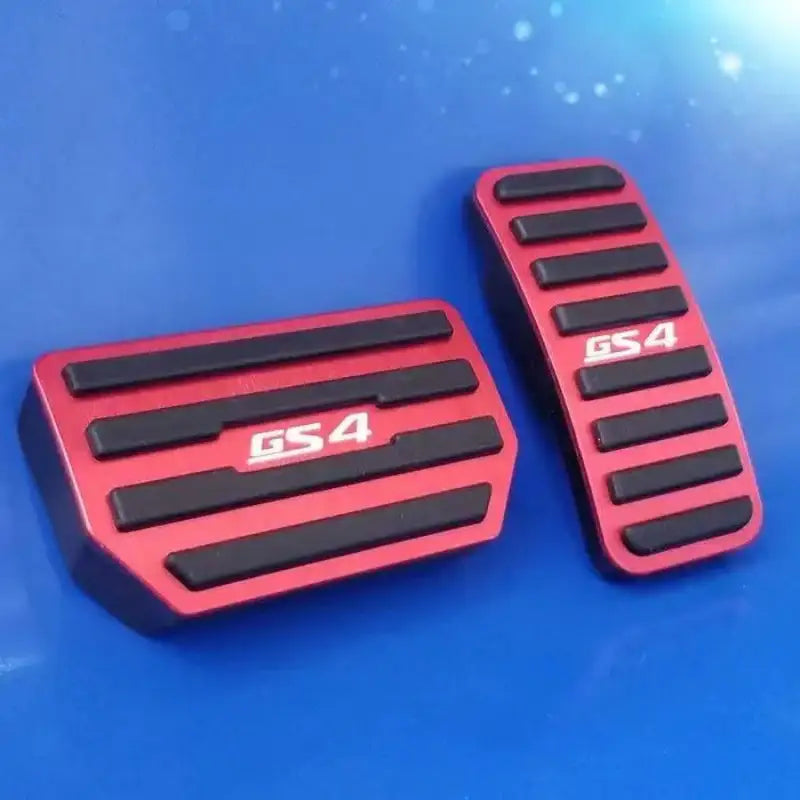 Aluminum alloy accelerator and brake pedals for GAC Trumpchi GS4 & GAC Trumpchi GS3