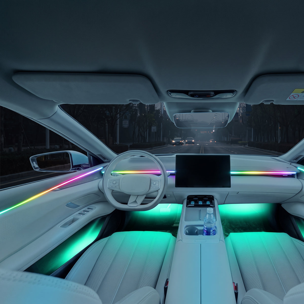 Kit personalizado de luces ambientales LED para Changan Deepal L07, decoración y modificación del ambiente interior de bienvenida