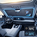 Front Windshield Sunshade Umbrella Foldable Car Sun Reflector for XPeng | carblaze 1