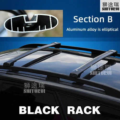 2Pcs Aluminum Roof Cross Bars for HAVAL H9 2014-2019 -High Load Capacity 100KG Side Bars