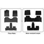 All Weather Floor Mats Interior Liners for Chery Jetour G700