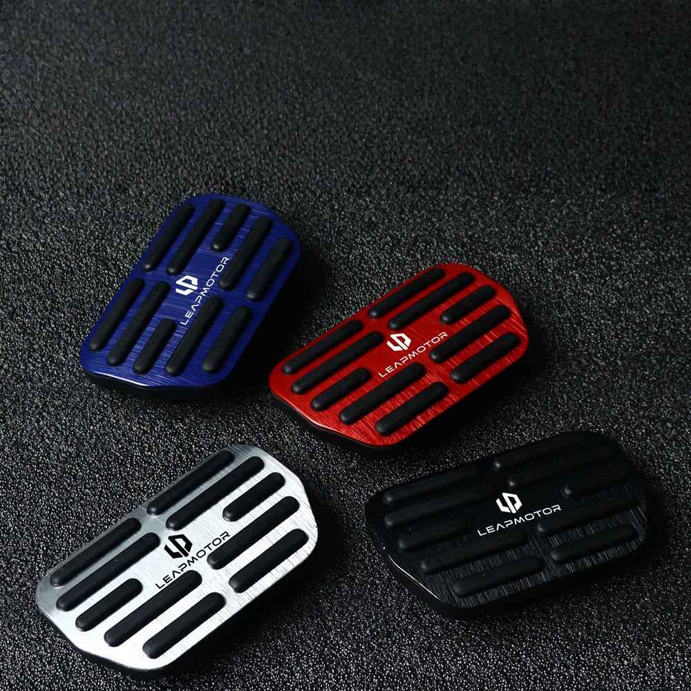 Leapmotor C10 T03 B10 Lafa5 A10 Accelerator Brake Pedal Covers Aluminum Alloy Anti Slip