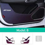 Carbon Fiber Door Anti-Kick Sticker For Chery CHERY4
