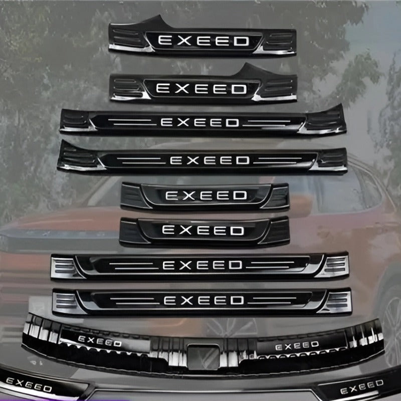 Tira antirrayaduras de bienvenida para puerta para Chery Exeed & Omoda C9