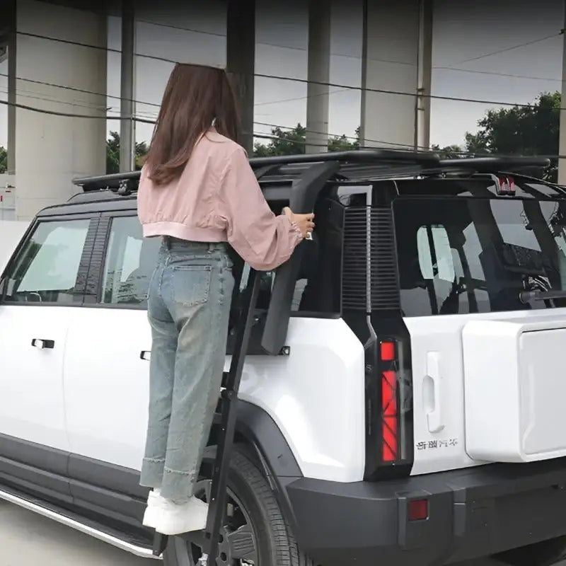 Car rear window folding ladder for Chery Jaecoo J6£¨iCAR 03£©