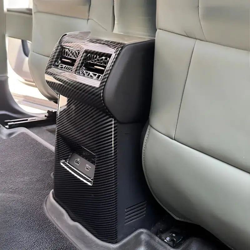 Carbon fiber anti-kick panel for rear air conditioning for Chery JAECOO J6 £¨iCAR 03£©