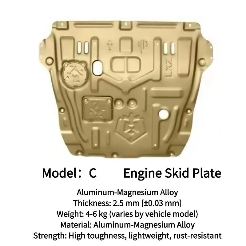 Underbody Skid Plate for Chery Jetour T2 & Jetour T2 PHEV