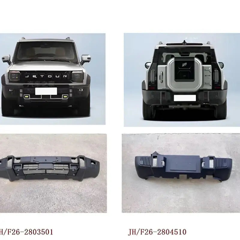 The original front and rear bumpers applicable to Jetour T2 vehicles CHERY2