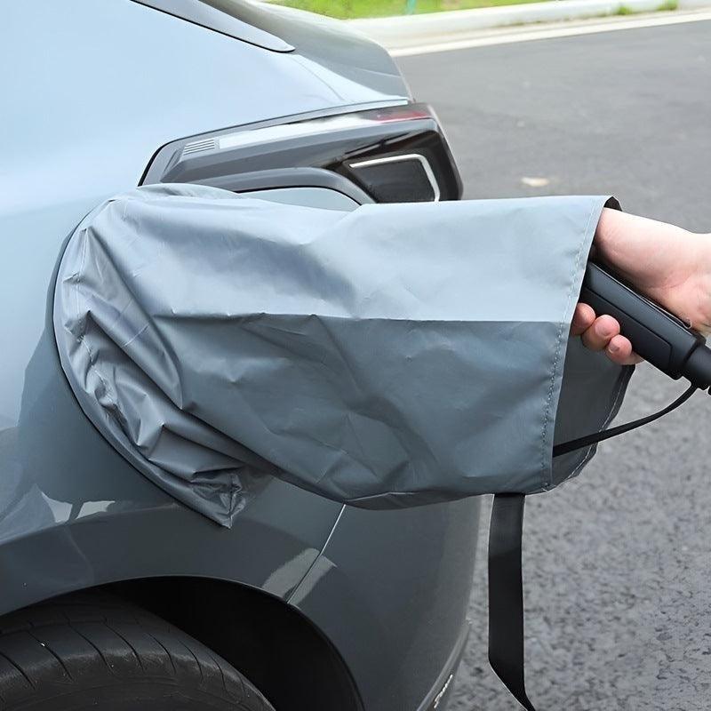 Regenabdeckung für Auto-Ladeanschluss