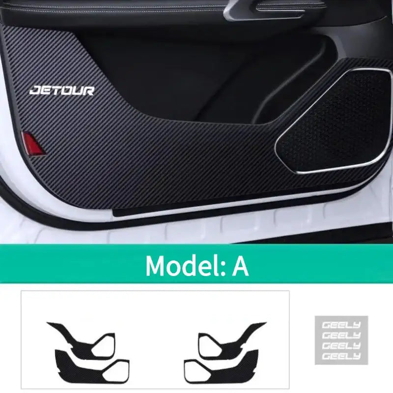 Carbon Fiber Door Anti-Kick Sticker For Chery CHERY5