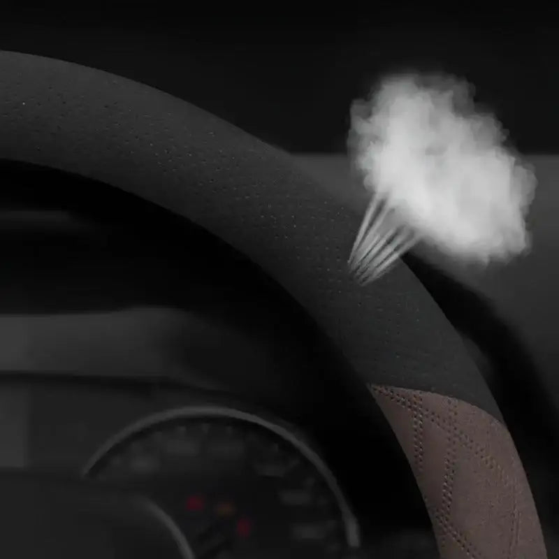 Suede steering wheel cover for Chery CHERY2
