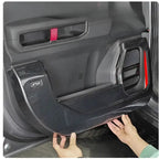 Carbon fibre door kick protection for Chery Jetour T2 CHERY2