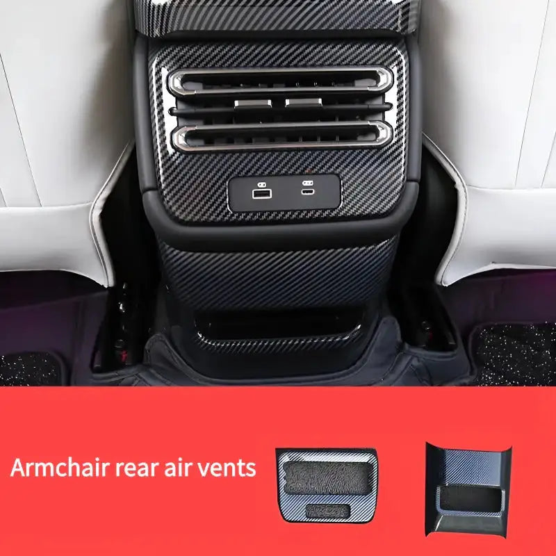 Placa Decorativa para Rejillas de Ventilación del Salpicadero Central para Chery Jetour T1