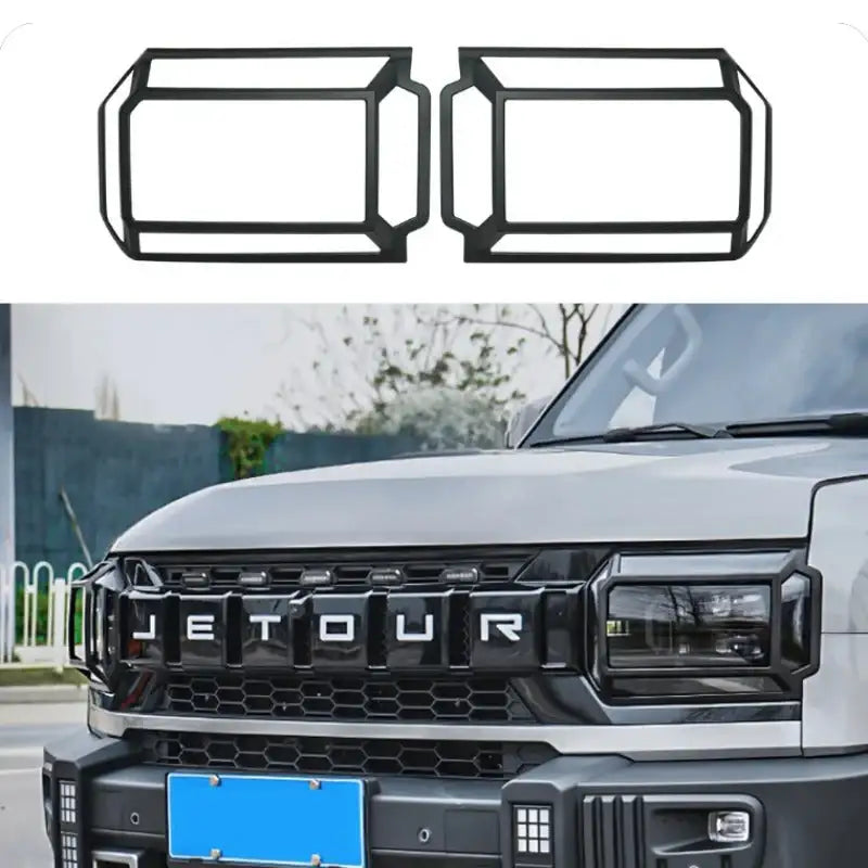 Matte Black Headlight Cover For Chery Jetour  T2 CHERY3