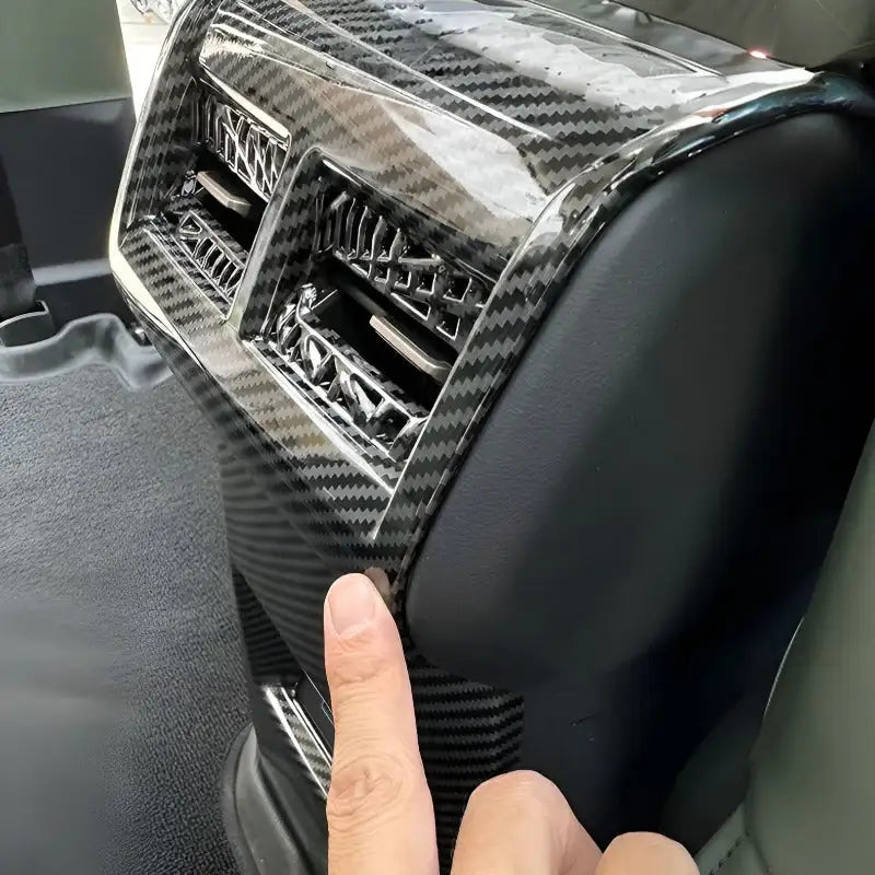 Carbon fiber anti-kick panel for rear air conditioning for Chery JAECOO J6 £¨iCAR 03£©