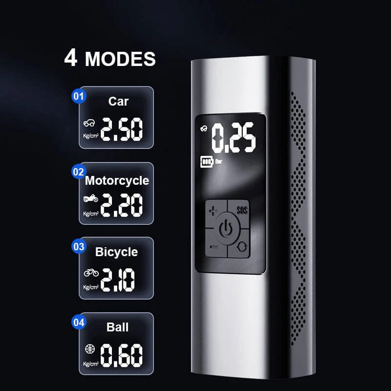 Gonfiatore Pneumatici Wireless Ricaricabile Portatile Per Chery