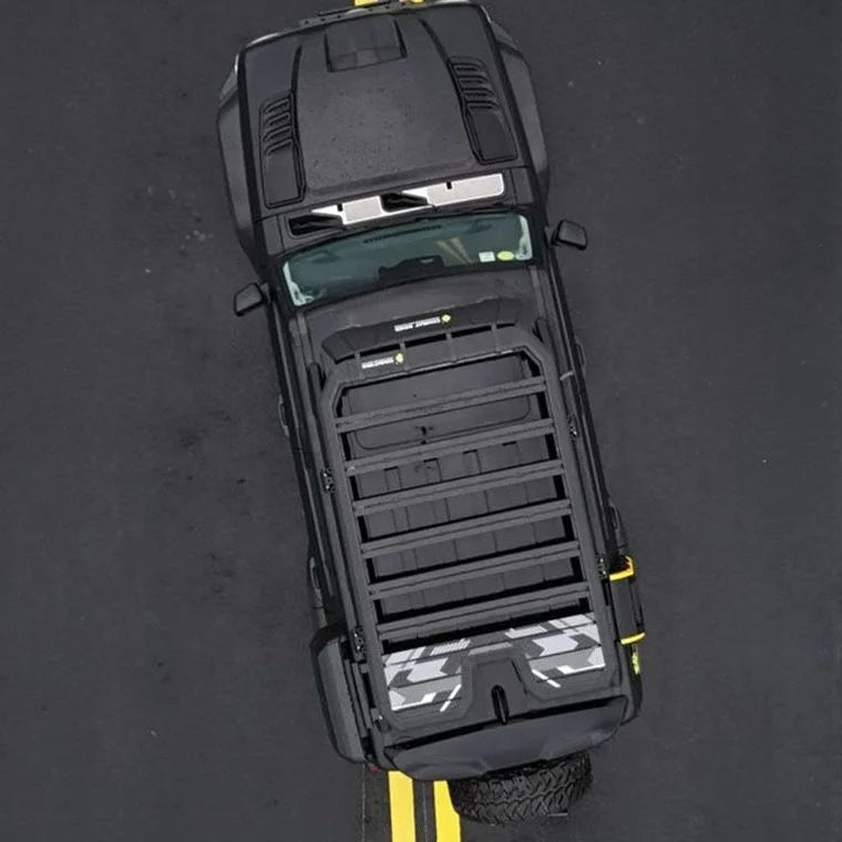2024 New Yuesheng Roof Rack Expansion Platform for TANK 500 4x4 -Black Aluminum Alloy Luggage Carrier