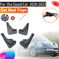 4 PCS Car Mud Flaps for Ora Good Cat Haomao Funky Cat 2020-2023 - Front & Rear Mudguards, Anti-Dirt Splash Guards