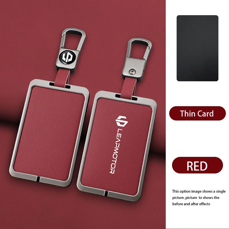 Zinc Alloy Leather NFC Card Remote Key Cover Case for Leapmotor C10 C11 C16
