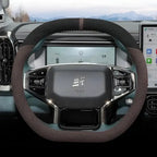 Suede steering wheel cover for Chery CHERY6