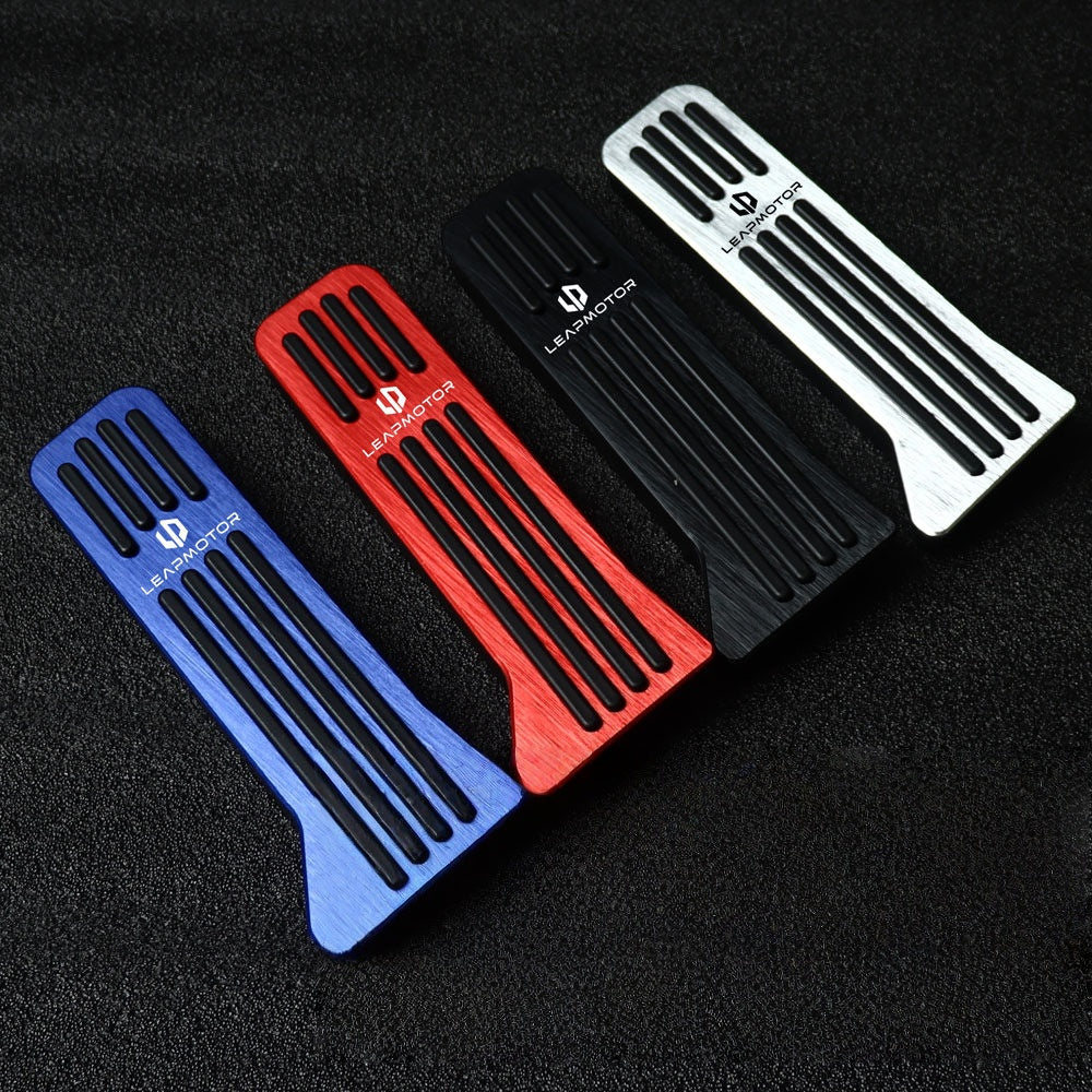 Leapmotor C10 T03 B10 Lafa5 A10 Accelerator Brake Pedal Covers Aluminum Alloy Anti Slip