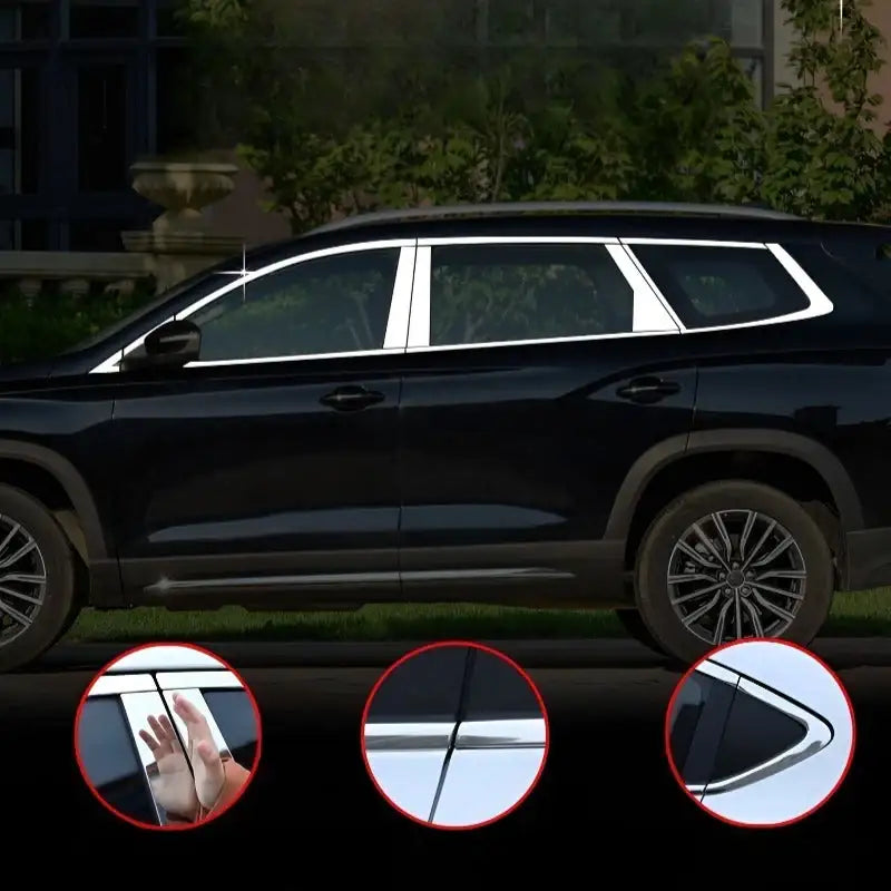 Car Window Trim Bright Strip for Chery Jetour X90 Plus CHERY1