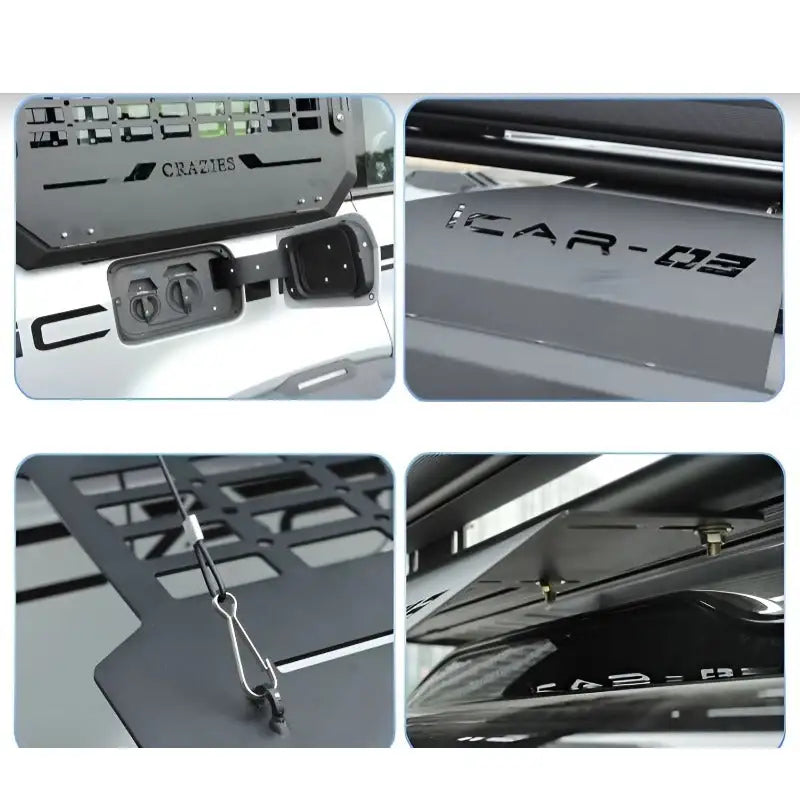 Rear side window armor expansion for Chery JAECOO J6£¨ICAR 03£©