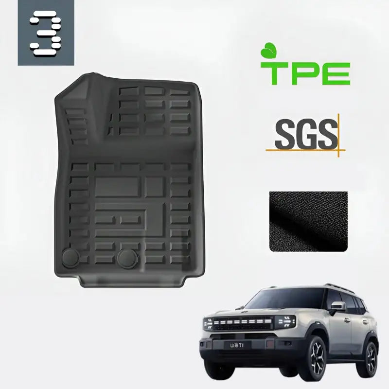 TPE Rubber Floor Mats & Trunk Mat for Chery Jetour T1 CHERY4