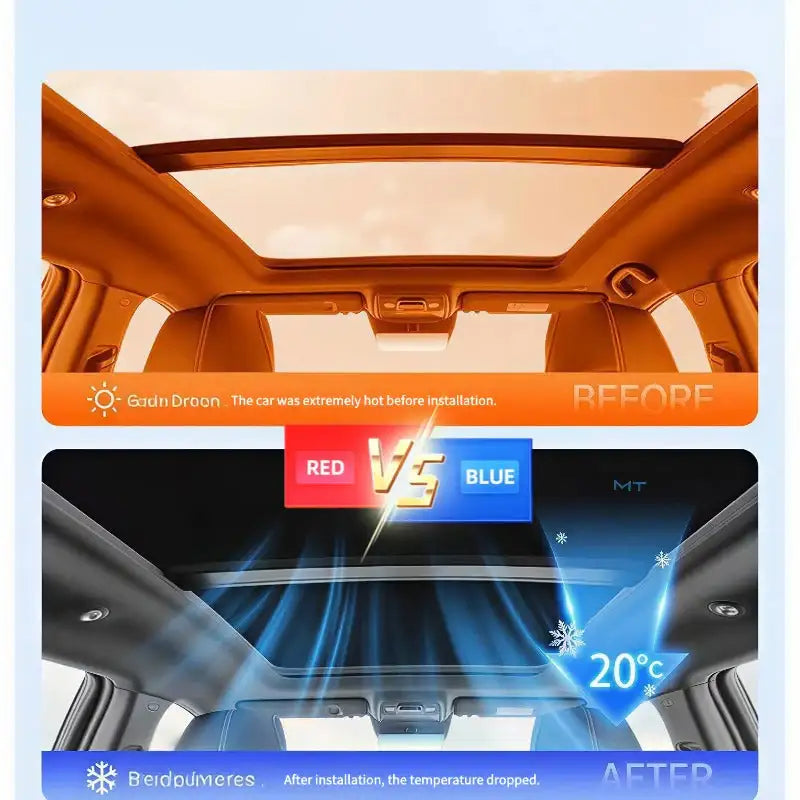 Sunshade for the sunroof of the Chery Jetour G700