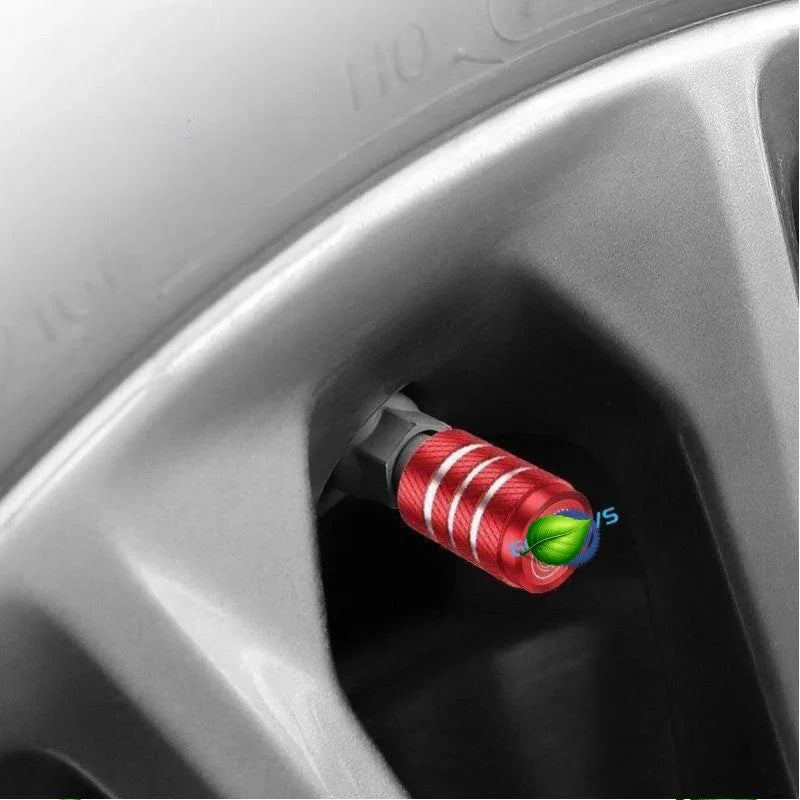 Premium Car Tire Valve Stem Caps for Volvo EX30 EX40 | Durable Brass Aluminum Covers