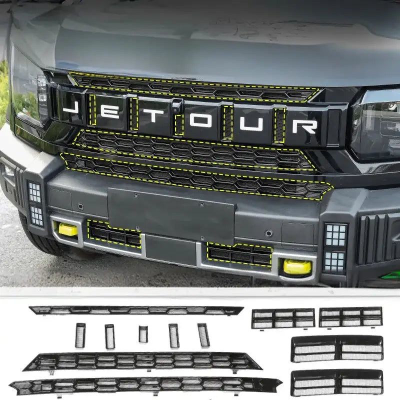 Chery JETOUR  T2 Car protection front bumper grille dust-proof net CHERY1