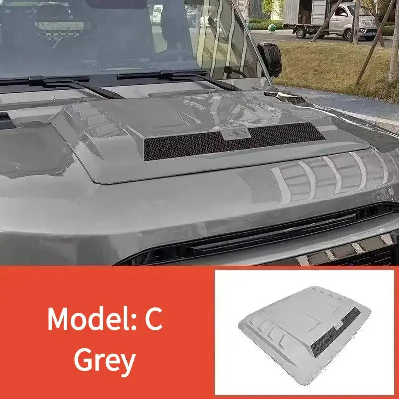 Automotive hood covers for Chery iCAR v23