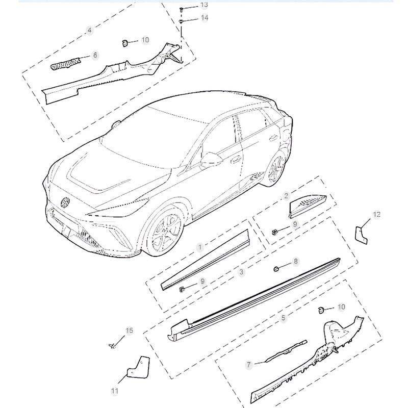 Door Impact Panel For MG4 MG6