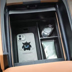 Car Armrest Storage Box & Charging Silicone Pad Suitable for GAC MOTOR GS8 (Trumpchi)