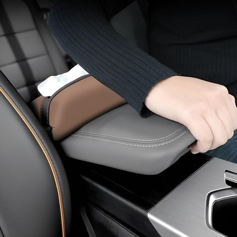 Volvo EX30 Nappa Leather Car Tissue Box Holder -Neat Interior, No Space Occupation